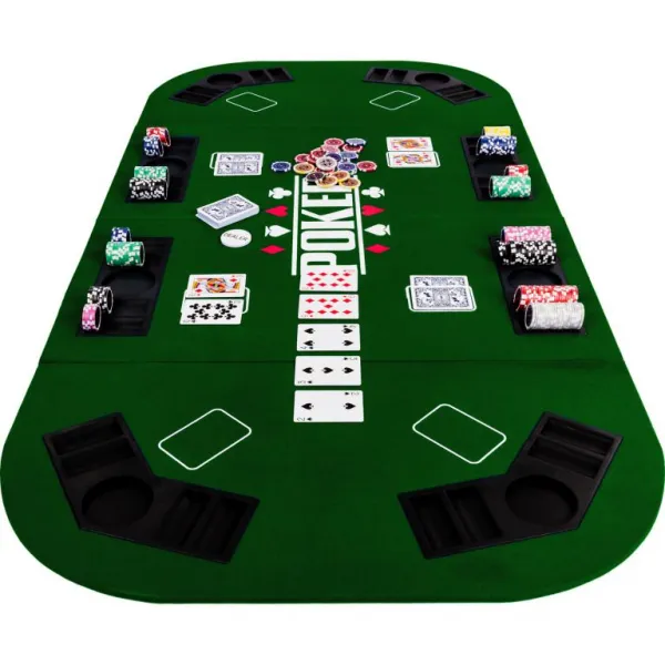 Garthen 57300 Skladacia pokerová podložka - zelená
