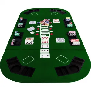 Garthen 57300 Skladacia pokerová podložka - zelená