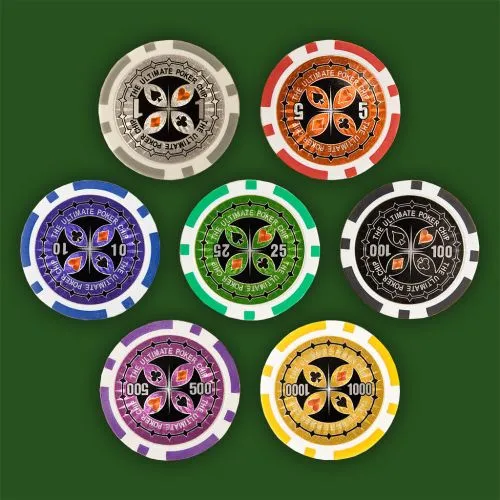Tuin Ultimate black 2644 Pokrový set, 500 žetónov