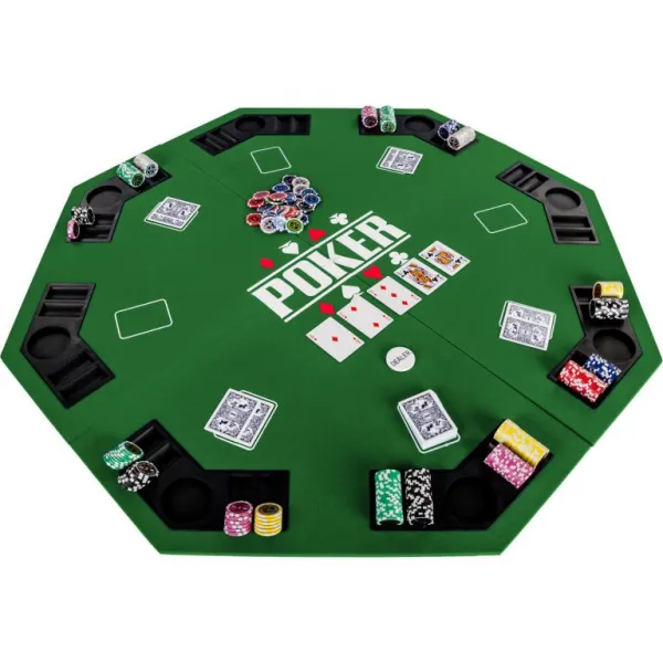Garthen 57370 Skladacia pokerová podložka - zelená