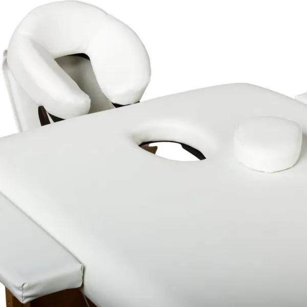 MOVIT DELUXE 1295 Prenosné masážne lehátko biele 185 x 80 cm