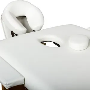MOVIT DELUXE 1295 Prenosné masážne lehátko biele 185 x 80 cm