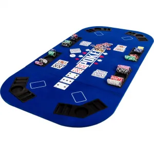 Garthen 57302 Skladacia pokerová podložka - modrá