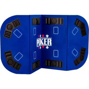 Garthen 57302 Skladacia pokerová podložka - modrá
