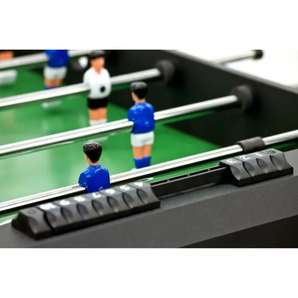 GamesPlanet® 1217 Stolný futbal Belfast rozkladacia 121 x 101 x 79 cm, čierny
