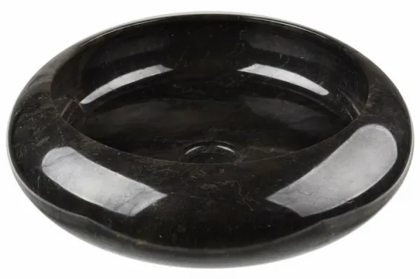 DIVERO umývadlo z prírodného kameňa Black