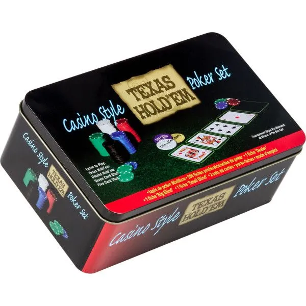 Tuin 46997 Poker žetóny 200ks v plechovej dóze