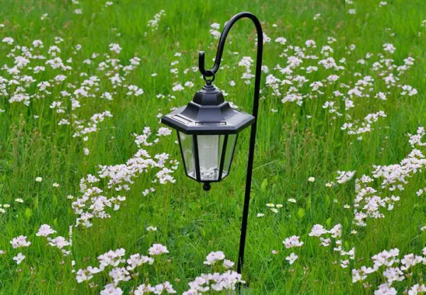 Garthen 300 Záhradný solárny LED lampáš