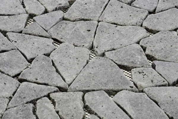 Divero Garth 638 Mozaika z andezitu - čierna / tmavo sivá 1 m2