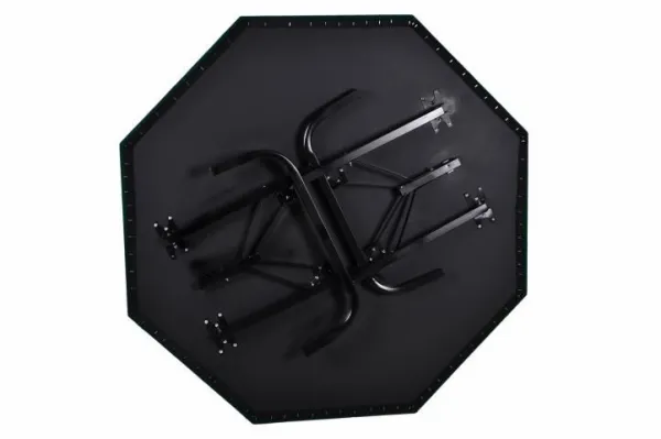 Garthen 5968 Skladací pokerový stôl pre 8 osôb s držiakmi na nápoje 122 x 122 x 76 cm