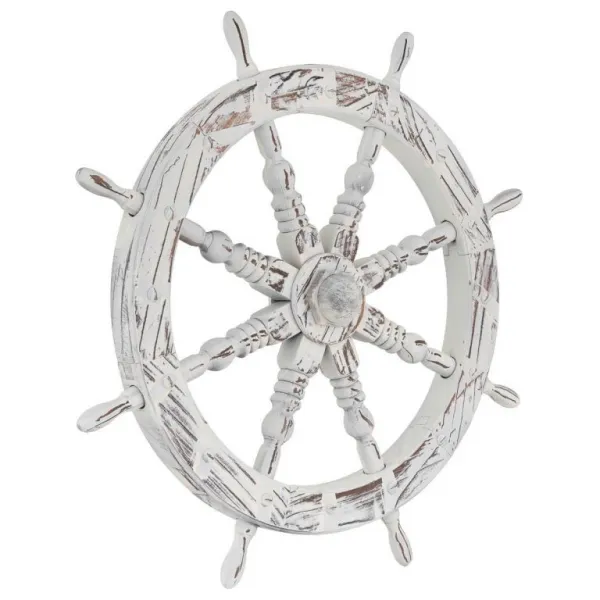 Garthen 72794 Drevené kormidlo, štýlová dekorácia - 60 cm