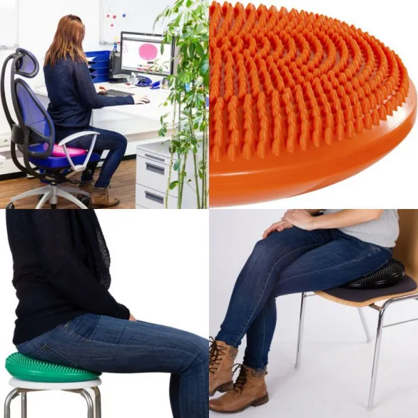 MOVIT 31955 Balančný vankúš na sedenie 33 cm - oranžový