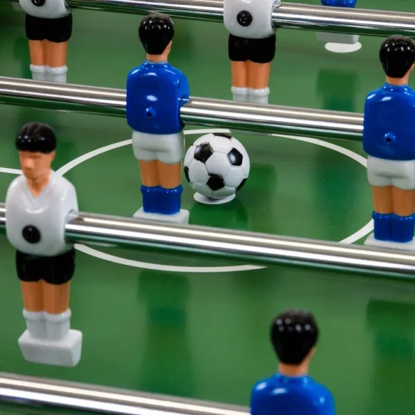 GamesPlanet® Stolný futbal Glasgow, 121x101x79 cm, biely M70126