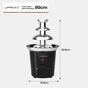 Čokoládová fontána 60 W, čierna