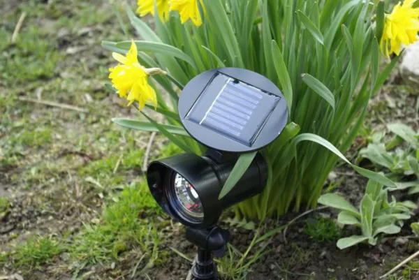 Garthen 313 Sada záhradných solárnych LED osvetlení - 3ks reflektorov