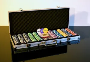Garthen OCEAN CHAMPION 501 POKER SET 500 ks žetónov 11g