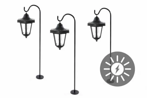 Garthen 551 Záhradná súprava solárnych LED lampášov, 3 ks