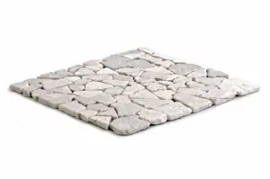 Divero Garth 1657 mramorová mozaika - krémová 1 m2 - 30x30x1 cm
