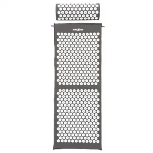 MAXXIVA 81655 Akupresúrna podložka s vankúšom, 130 x 50 cm, sivá
