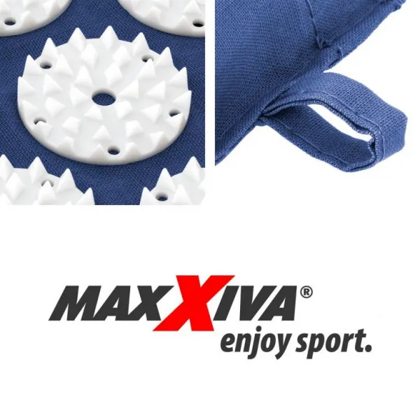 MAXXIVA 81654 Akupresúrna podložka s vankúšom, 130 x 50 cm, modrá