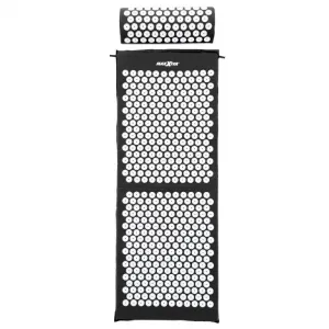 MAXXIVA 81653 Akupresúrna podložka s vankúšom, 130 x 50 cm, čierna