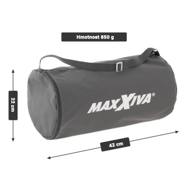 MAXXIVA 81552 Akupresúrna podložka s vankúšom, 75x42 cm, sivá