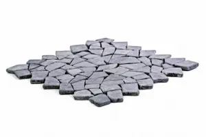 Divero Garth 563 mramorová mozaika sivá 1 m2 - 30x30cm