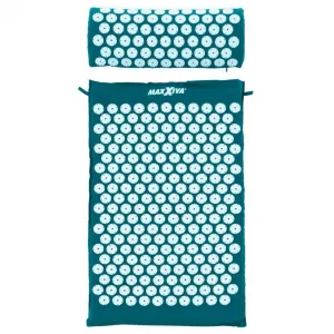 MAXXIVA 81549 Akupresúrna podložka s vankúšom, 75x42 cm, petrolej