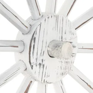 Garthen 86141 Dekoratívne drevené koleso, 90 cm