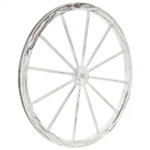 Garthen 86141 Dekoratívne drevené koleso, 90 cm