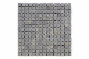Divero Garth 794 mramorová mozaika - sivá 1 m2 - 30x30 cm