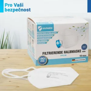 Ochranná maska, respirátor FFP2, 10 kusov