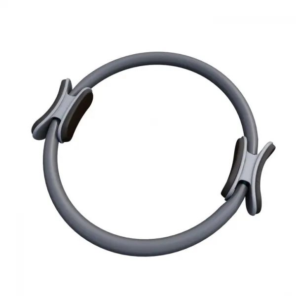 Gorilla Sports Kruh na pilates, 36 cm, sivý