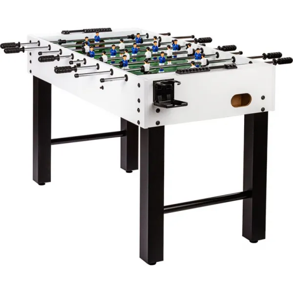 GamesPlanet® Stolný futbal Glasgow, 121x101x79 cm, biely M70126