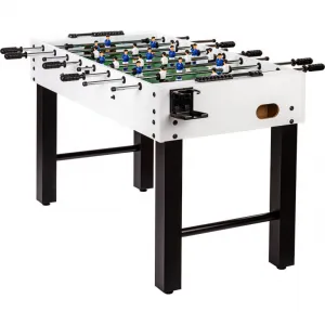 GamesPlanet® Stolný futbal Glasgow, 121x101x79 cm, biely M70126