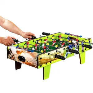 GamesPlanet® 70124 Mini stolný futbal s nožičkami, 70 x 37 x 25 cm, potlač