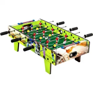 GamesPlanet® 70124 Mini stolný futbal s nožičkami, 70 x 37 x 25 cm, potlač