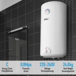 Aquamarin® Elektrický ohrievač vody, 100 L, 1,5 kW