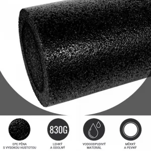 Gorilla Sports Pilates valec 90 x 15 cm, čierny
