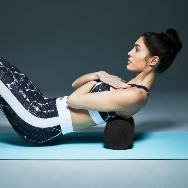 Gorilla Sports Pilates valec 90 x 15 cm, čierny