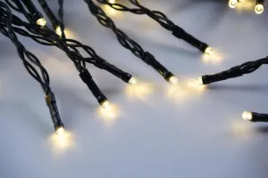 Svetelná reťaz v tvare kužeľa, 280 LED, teplá biela