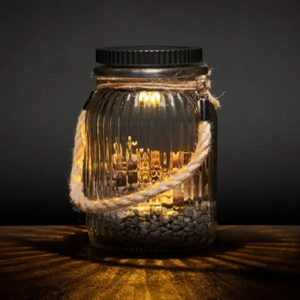 Sada solárnych svetiel, 3 LED, plastové, teplá biela, 3 ks