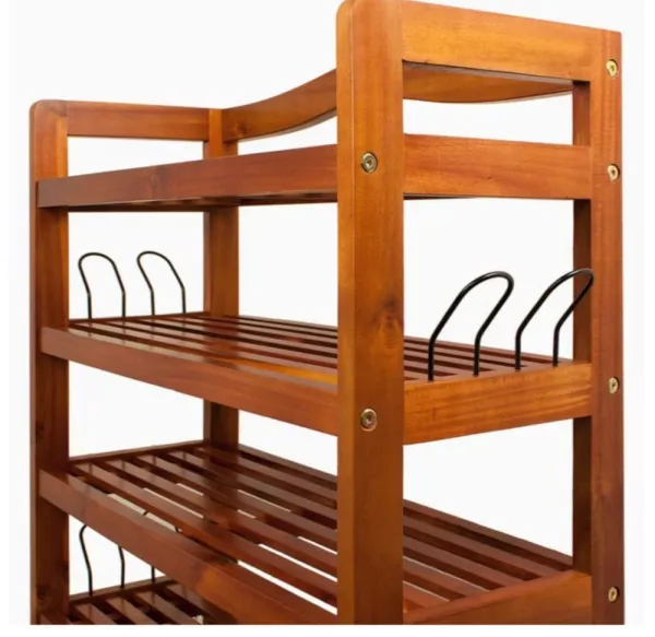 Botník z agátového dreva D100698 Dekorhome