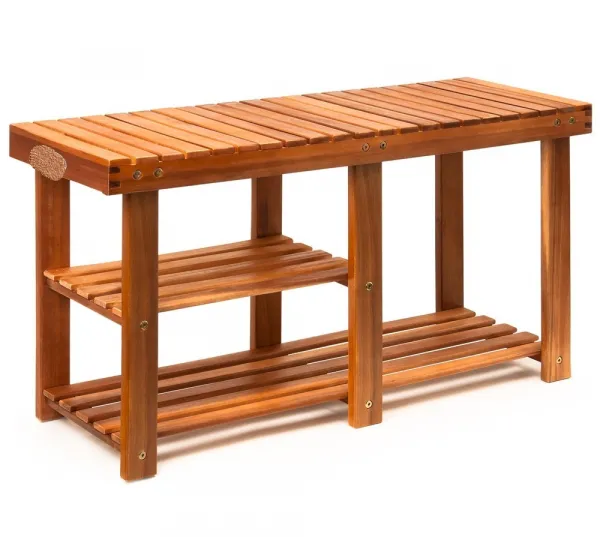 Botník z agátového dreva D5377 Dekorhome