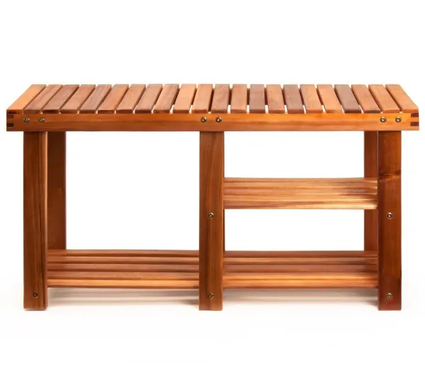 Botník z agátového dreva D5377 Dekorhome