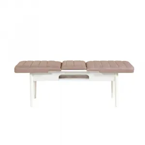 Lavica Vina Bench White, Stone
