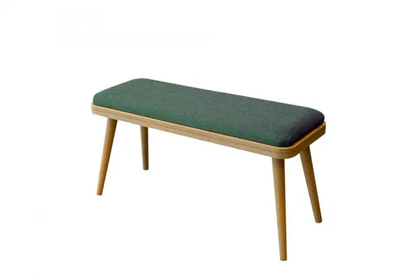 Lavica Vina Mini 1070 - Oak, Green