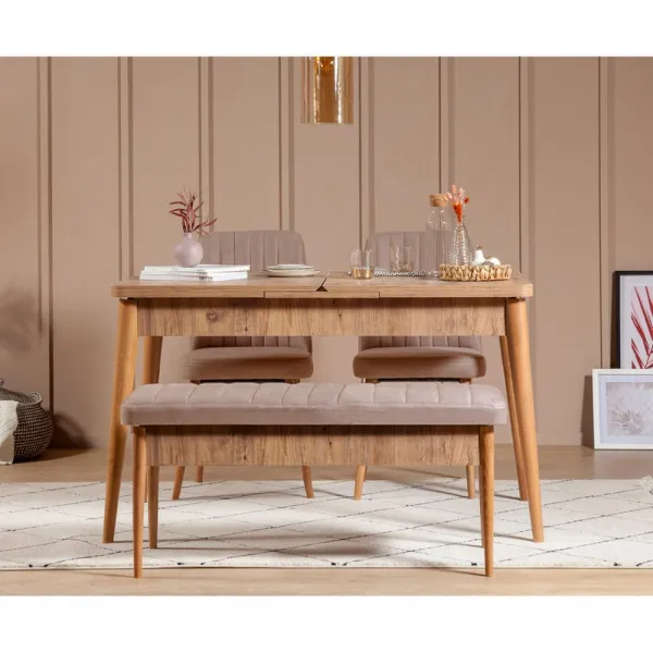 Lavica Vina Bench Atlantic Pine, Stone