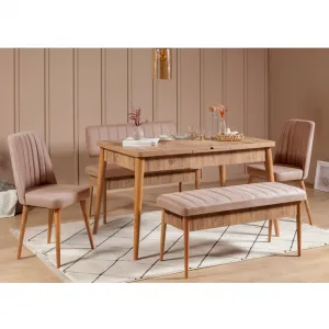 Lavica Vina Bench Atlantic Pine, Stone