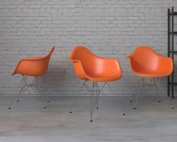 Stolička P018 /inšpirovaná DAR/ Farba: Oranžová